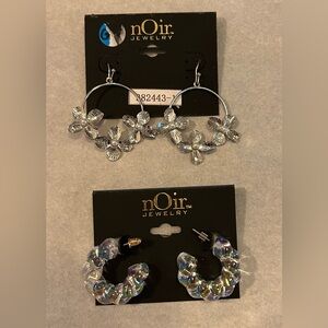 NWT NOIR JEWELRY EARRINGS - 2 CARDS *CLEARANCE*
